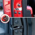 12Pcs Car Door Lock Screw Protection Stickers Covers Accessories for Alfa Romeo 147 156 159 164 4C 8C Giulietta GT MiTo Giulia. 
