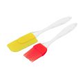 Silicon brush and Spatula set - Large size. 