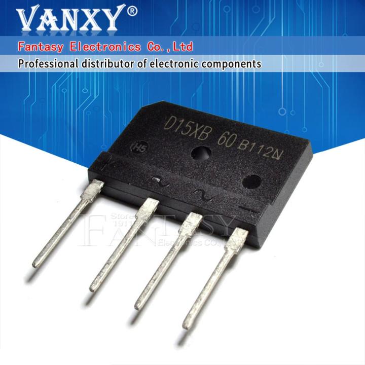 5PCS D15XB60 ZIP-4 D15XB 60 ZIP bridge rectifier D15XB80 D15XB 80