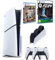 Sony PlayStation 5 Disc Edition Bundle with Extra DualSense Controller And FREE GIFT Ps Plus Extra 12 month. 