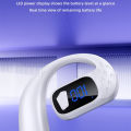 【COD+Ready Stock + FREE Shipping 】 T30 Pro Wireless Earphones 180° Rotation Adjustable Left Right Ear Active Noise Cancellation Bluetooth Earbuds Waterproof Sport Headphones LED Display Single Headset With mic. 