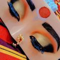 EYE DUMMY MAKEUP PRACTICE BOARD WITH CLEANER. 