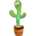 Dancing Cactus Toy, Dancing and Singing Cactus, Included 120 Music, Recording and Follow You Speak, Glow, Early Childhood Education Toys, Best Gift for Your Baby. 