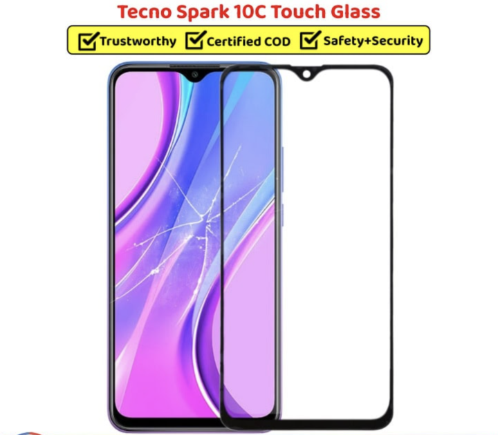 Tecno Spark 10C (K15K) Touch Glass + OCA | 100% Original Replacement Parts
