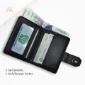Mini Slim Smart Card Holder with Magnetic Button Lock- Slim Smart Wallet - Smart Wallet With 6 Compartments. 