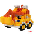 Compatible with LEGO small box bricks, new spells, back to the egg cub party, handmade three-dimensional figure children's educational toys. 