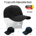 Casual Hat Men Caps with Adjustable Strap and Buckle Sunlight Protection Sun Hats for Summer P Caps with Curved Visor on Front Visor P Cap for Boys, Sports Cap. 
