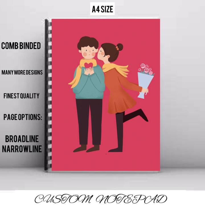 LOVE NOTEBOOK ARTICLE 3 A4 SIZE | Daraz.pk