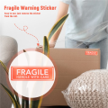 1 Roll/500Pcs Fragile Stickers - Fragile Handle with Care Labels. 