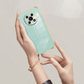 For Huawei nova Y90 Case Huawei nova Y90 Phone Case CTR-LX2 CTR-LX1 Case Luxury Square Plating Shockproof Back Cover. 