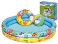 Bestway Play Swimming Pool 4 Feet with Swim Ring and Ball For 3-6 Years Kids. 