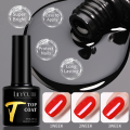 1PC LILYCUTE 7ml Base Gel & Top Coat | Matte  No Wipe | UV LED Soak Off | Long Lasting Semi Permanent Manicure Nail Polish. 