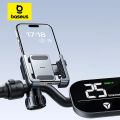 Baseus GoTrip bike holder for phone, Motorcycle Phone Mount, Bicycle Phone Holder, Compatible with 5.7-7.2 inch Phones. 
