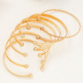 Enacolor 7Pcs/Set Vintage Gold Metal Exaggerate Multi-layered Argyle Bracelet Set Women Bangles Wholesale. 