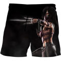 Hot Fighting Game Board Shorts Mortal Kombat kids Casual Beach Shorts Fashion Streetwear Short Pants Trousers Clothing. 