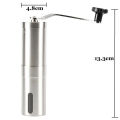 Portable Stainless Steel Manual Coffee Grinder Hand Crank Bean Mill Grind Tool. 