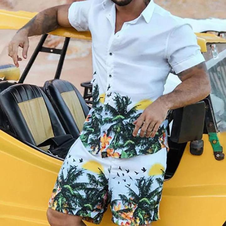 FN%20Men%20Coconut%20Tree%20Printed%20Short%20Suit%20-%20Image%204