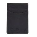 Ben Sherman Hector Black Leather Coin Wallet: Stylish Men's Bifold With Coin Pocket And Sleek Design. 