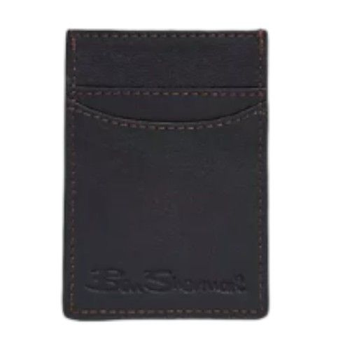 Ben Sherman Hector Black Leather Coin Wallet: Stylish Men's Bifold With Coin Pocket And Sleek Design