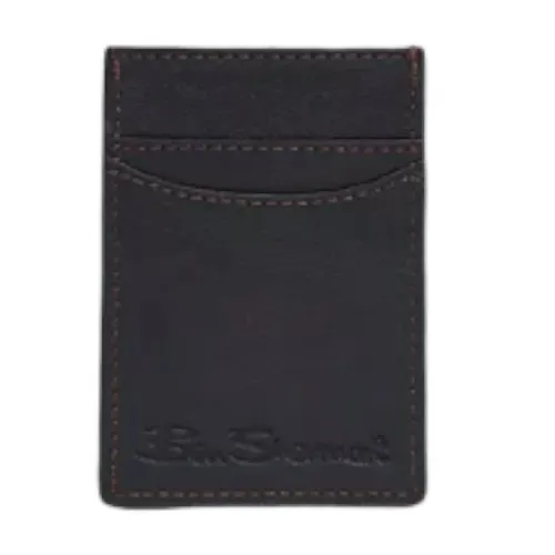 Ben Sherman Hector Black Leather Coin Wallet: Stylish Men's Bifold With Coin Pocket And Sleek Design