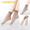 Loveseason Transparent Socks Stretchy Anti-snagging See Through Sock. 