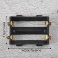 5Pcs/Lot 2 x 26650 Battery Holder SMD with Bronze Pins 26650 Battery Storage Box -26650-2C-SMT. 