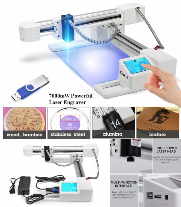 professional%207000mW%20LASER%20Engraving%20Machine%20Set%20CNC%20Laser%20Engraver%20with%207W%20Laser%20Head%20DIY%20Laser%20Cutter%20Machine%20Adjustable%20Laser%20Power%20Printer%20Carving%20&%20Cutting%20Working%20Area%20155mm%20*%20175mm%20-%20Image%202