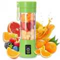 USB Rechargeable Juicer Blender 6 Blades Electric Blender Mini Portable Personal Size Juicer Cup USB Rechargeable Mixer 380ml Food Grade Water Bottle Portable Fruit Juicer Machine. 