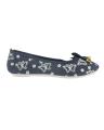 Maya Traders Blue Canvas Slip On Rubber Dye Toms For Women - L30MT. 