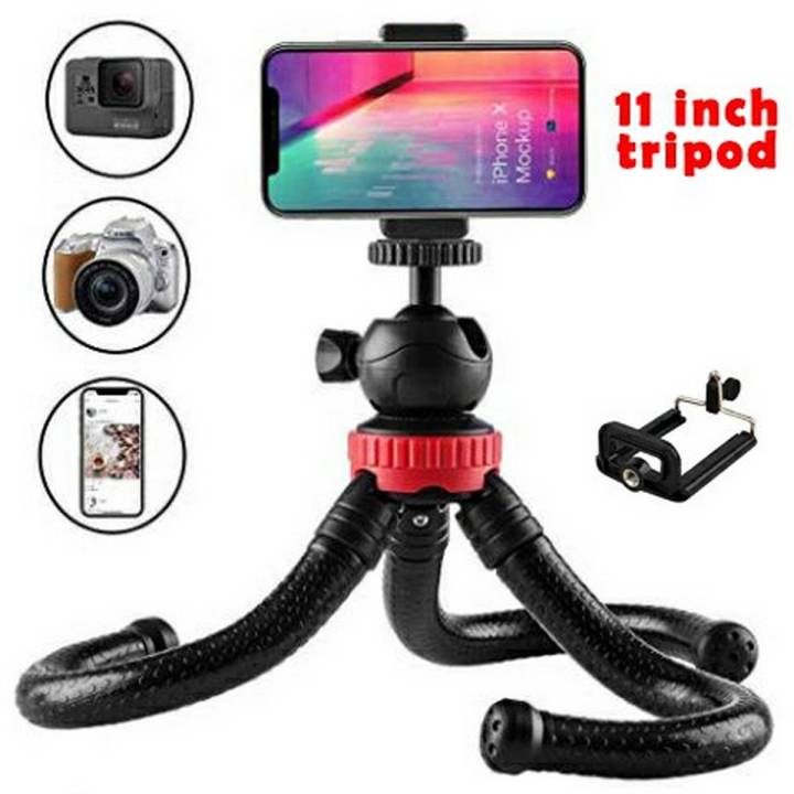 Universal%2011%20Inch%20Rubber%20Flexible%20Universal%20Tripod%20Stand%20with%20a%20Mobile%20Mount%20-%20Image%205