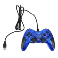 USB Plug n Play Controller - Joy Stick - Game Pad for Gamepad with Cable Double Game Shock Cushion Joystick Joypad Controller for Laptop PC. 