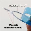 1 to 3 Real Magnet Ring For Magsafe Wireless Charger For iphone 15 Pro Max 14 13 12 Universal Phone Case Inside Magnet Sticker. 