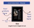 Beautiful happy birthday photo frame - birthday gift - customized frame - gift for boys - gift for girls. 