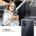 For Samsung Galaxy M52 5G Back Cover Shockproof Transparent Soft TPU Silicone Protector Phone Case with Shock Absorption Bumper Corners. 