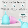 WANTER High Quality Menstrual Cup, Reusable Menstrual Period cup, Period Cup, Silicone Menstrual cup, Silicone Period Cup, Period Cup, Period Accessories, Menstrual Period Cup For Women And Gilrs, Small, Medium And Large Size. 