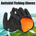 [HOT] Breathable Fishing Glove Fish Equipment Fishing Gloves Magnetic Anti-Slip Fisherman Catching Fish Glove Left Right Hand. 