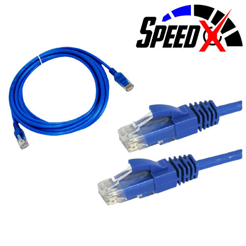 SpeedX LAN Cable 1.5 meters (4 feet) Cat 6 Ethernet Cable FIXED CONNECTORS Internet Wire