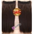 Hair Extension For Girls 5 Clip in Hair Extensions for Women - Copper Brown. 