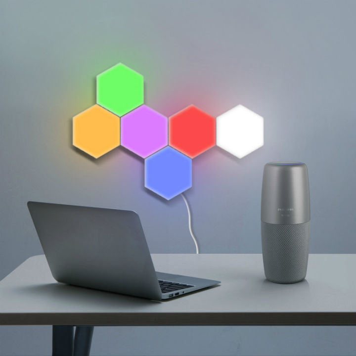 Hexagonal Honeycomb Colorful Wall Light