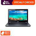 Acer C740 | Windows 10 Professional | 4GB RAM | 16GB SSD Expendable | Latest Technology Laptop | Full HD 11.6" Display | 6+ Hours Battery | INTEL Fast Processor | Slim Machine | Grey Color | FREE LAPTOP BAG & ORIGINAL CHARGER. 