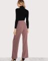 Grape Tie Waist Culottes Pant for Women. 