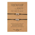 Unisex Long Distance Bracelets Best Friends Sisters Bracelets Trendy Durable Adjustable Christmas Birthday Gifts Stylish Handmade Friendship Bracelets for Gift Friendship Sisters. 