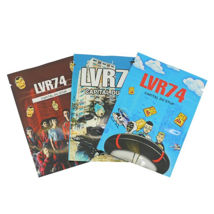 Resealable Waterproof Storage Bags Plastic Ziplock Bag Aluminum Foil 7x10CM 2g Cartoon Jewelry Coffee Bean Food Candy Pouches