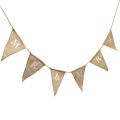 Rustic Wedding Mr  & Just Married Hessian Burlap Bunting Banner  Props - MR&MRS. 
