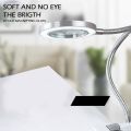 Desk Table Top 8X Magnifying Glass Beauty Salon Tattoo Magnifier Lamp Light. 