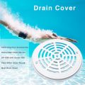 Swimming Pool Water Filter Anti-Corrosion Cover Round Drain Device Screw Abs Floor Drain Cover Round Main Drainage Port. 