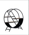 Handmade Eco Friendly Round Open Bookcase Customizable Bookshelf Vintage Style Round Bookcase Storage Bookshelf perfect For Home Office. 