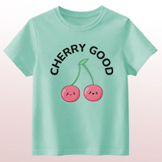CHERRY GOOD printed t-shirt for kids