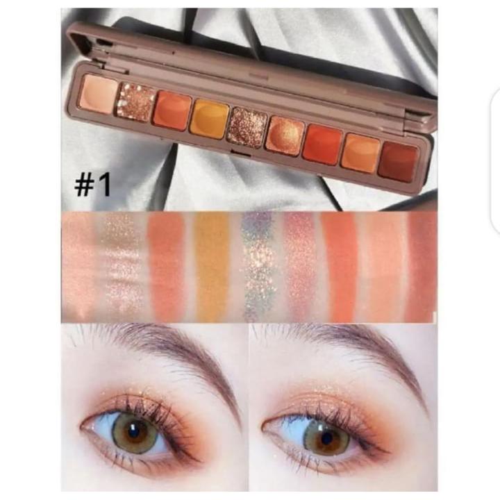rROMANTIC COLOR 9 COLOURS LAPTOP EYESHADOW PALETTE