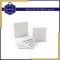 Keep Smiling 6 Piece Of 2X2 Inches Canvas For Painting - 2 x 2 Canvas Board. 